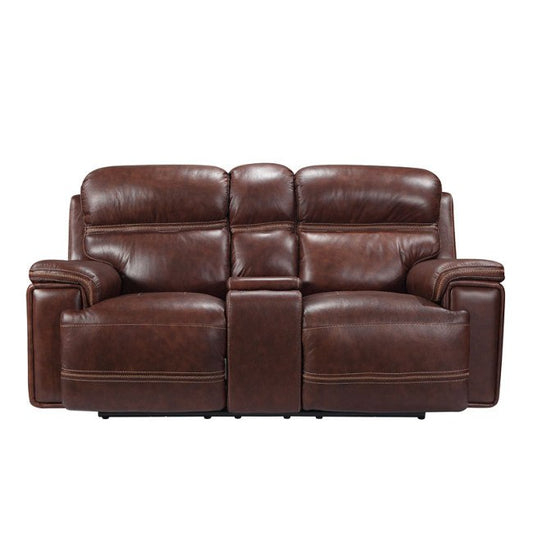 Fresno Power Reclining Loveseat W/Console