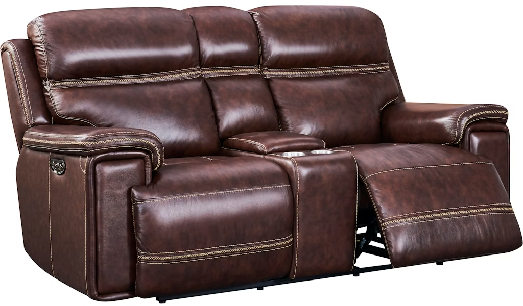 Fresno Power Reclining Loveseat W/Console