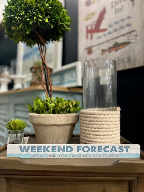 Weekend Forecast (Sign)