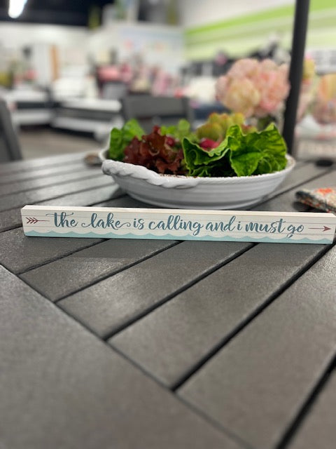 Lake is Calling Sign