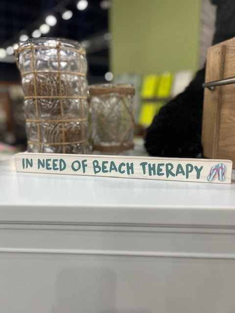 Beach Therapy Sign
