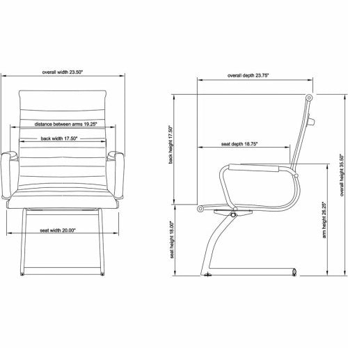 Lorell Modern Guest Chair