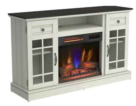 Madeline 54" Media Mantel w/ 23" Electric Fireplace