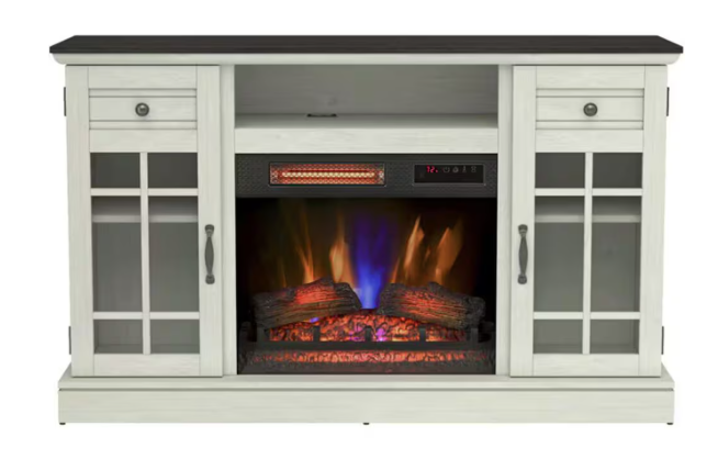 Madeline 54" Media Mantel w/ 23" Electric Fireplace