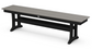 Farmhouse Trestle 65" Bench Two Tone