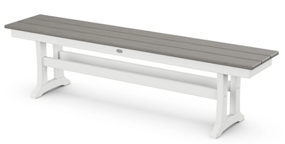 Farmhouse Trestle 65" Bench Two Tone