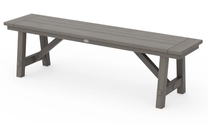 Rustic Farmhouse 60" Backless Bench