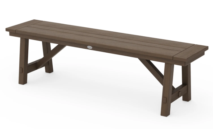Rustic Farmhouse 60" Backless Bench