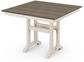 Farmhouse Trestle 37" Dining Table Two Tone