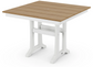 Farmhouse Trestle 37" Dining Table Two Tone