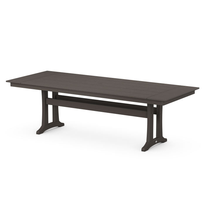 Farmhouse Trestle 38" x 96" Dining Table