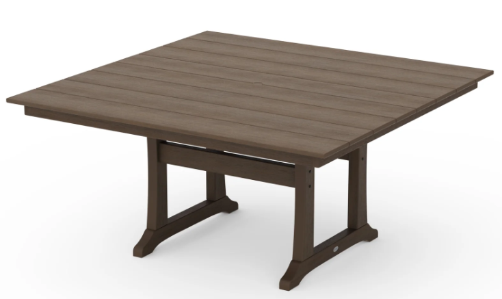 Farmhouse Trestle 59" Dining Table