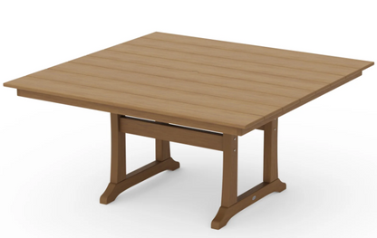 Farmhouse Trestle 59" Dining Table