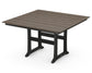 Farmhouse Trestle 59" Counter Table Two Tone