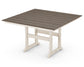 Farmhouse Trestle 59" Counter Table Two Tone
