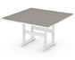 Farmhouse Trestle 59" Counter Table Two Tone