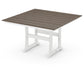 Farmhouse Trestle 59" Counter Table Two Tone