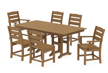 Lakeside 7-Piece Farmhouse Dining Set