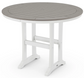 Nautical Trestle 48" Round Counter Table Two Tone