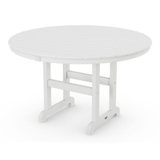 Farmhouse 48" Round Coastal Dining Set