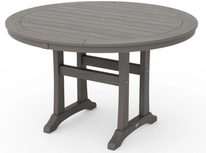 Nautical Trestle 48" Round Dining Table