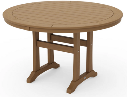 Nautical Trestle 48" Round Dining Table