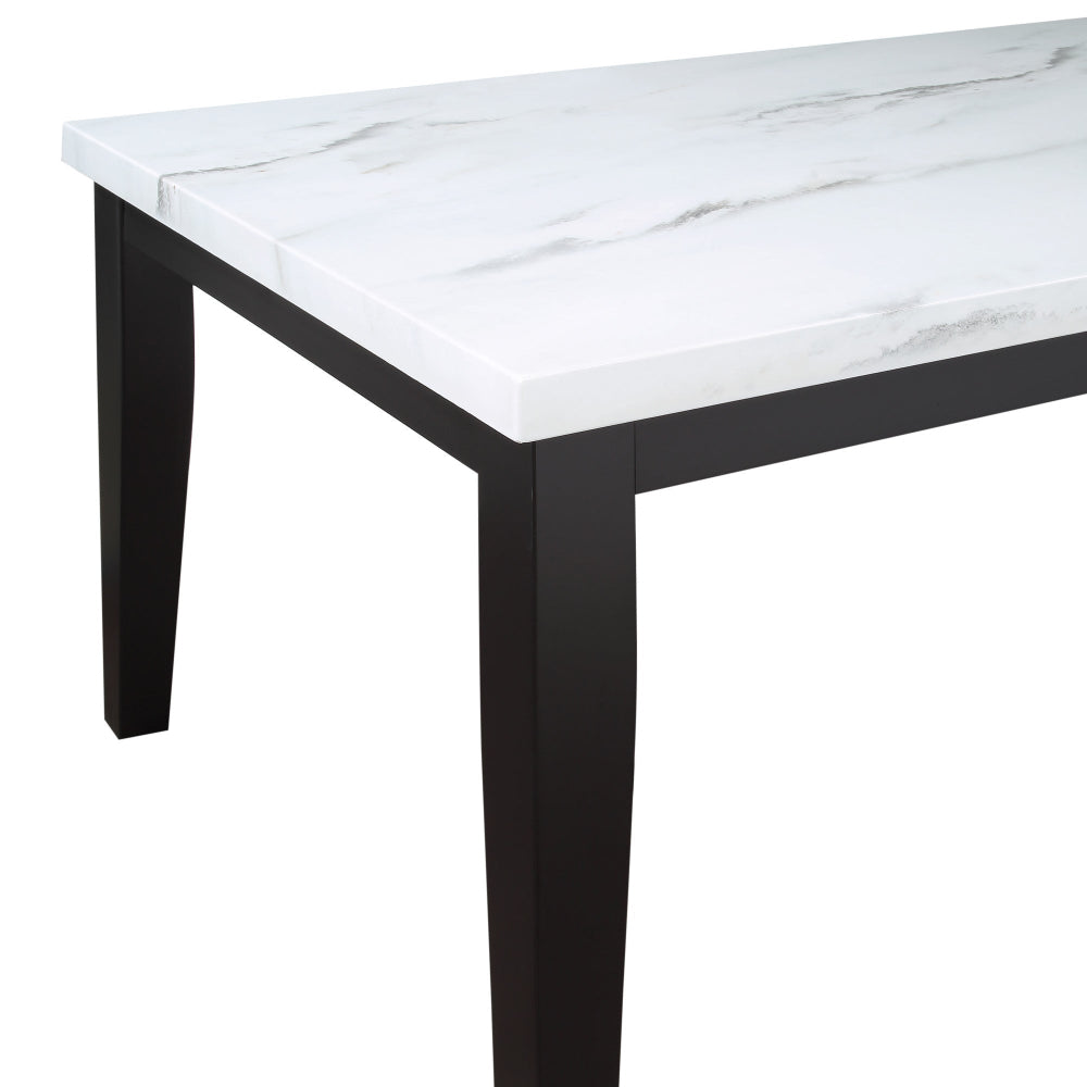 Sterling 5pc Faux Marble Dining Set