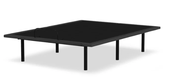 black adjustable bed frame