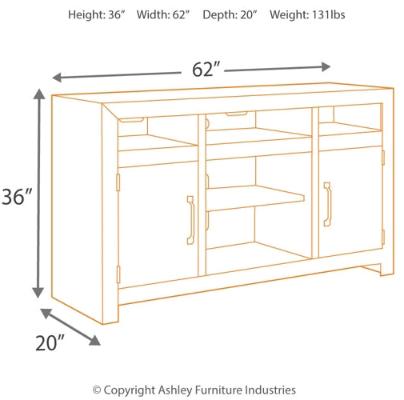 Sommerford Tv Stand W/Fireplace Option
