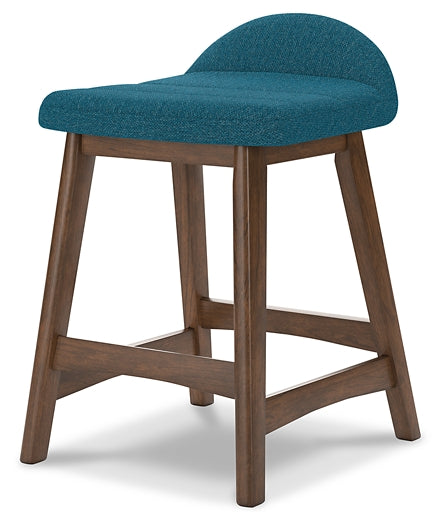 teal upholstered stool