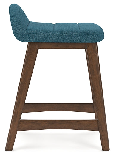 teal upholstered stool
