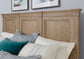 MANSION BED WITH MANSION FOOTBOARD IN DEEP SAND