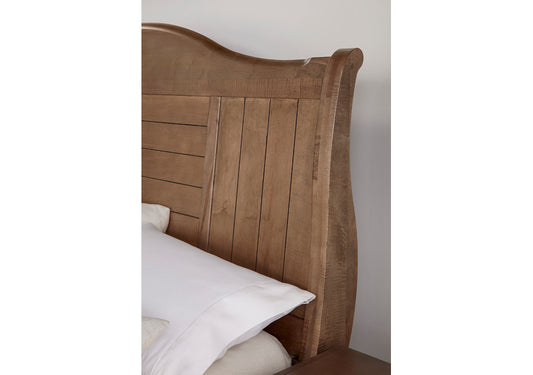 SLEIGH BED W/ STORAGE FOOTBOARD