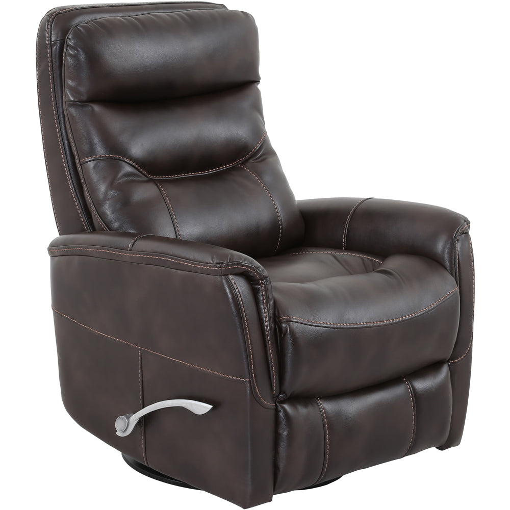 GEMINI - TRUFFLE MANUAL SWIVEL GLIDER RECLINER
