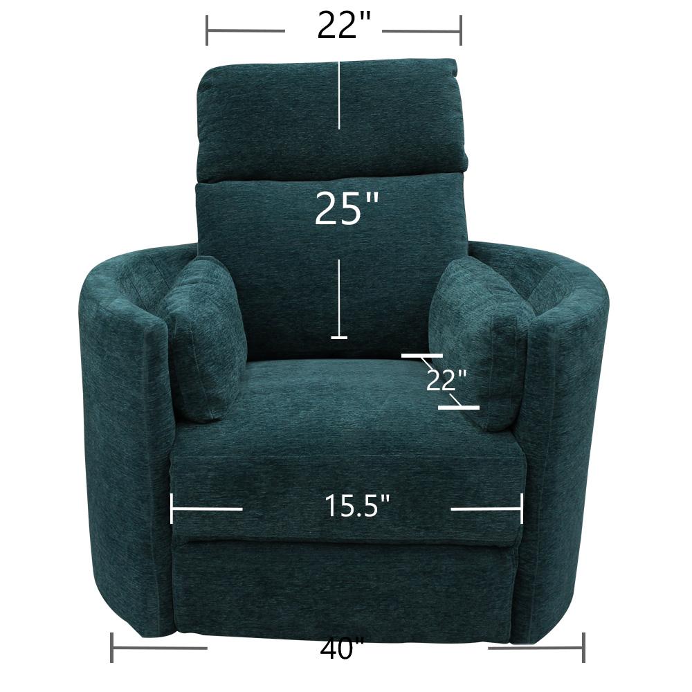 RADIUS - PEACOCK POWER SWIVEL GLIDER RECLINER