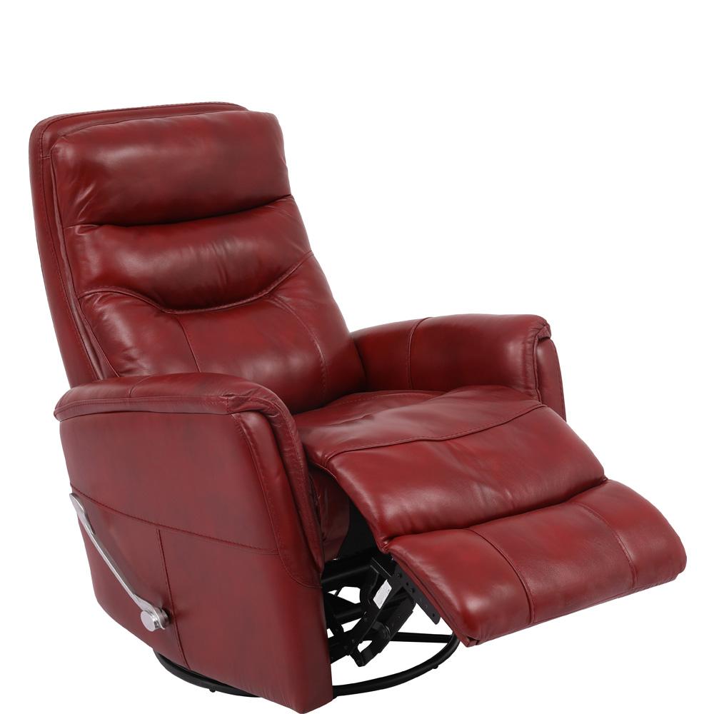 GEMINI - ROUGE MANUAL SWIVEL GLIDER RECLINER