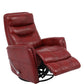 GEMINI - ROUGE MANUAL SWIVEL GLIDER RECLINER