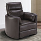 RADIUS - FLORENCE BROWN - POWERED BY FREEMOTION POWER CORDLESS SWIVEL GLIDER RECLINER