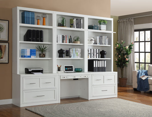 CATALINA 6-PIECE WORKSPACE LIBRARY WALL