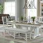AMERICANA MODERN DINING BENCH COUNTER UPHOLSTERED 49 IN.