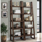 TEMPE - TOBACCO PAIR OF ETAGERE BOOKCASES