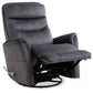 GEMINI - CAPRI CHARCOAL MANUAL SWIVEL RECLINER