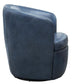 BAROLO - VINTAGE NAVY SWIVEL CLUB CHAIR