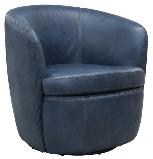 BAROLO - VINTAGE NAVY SWIVEL CLUB CHAIR