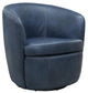 BAROLO - VINTAGE NAVY SWIVEL CLUB CHAIR