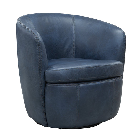 BAROLO - VINTAGE NAVY SWIVEL CLUB CHAIR