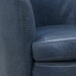 BAROLO - VINTAGE NAVY SWIVEL CLUB CHAIR