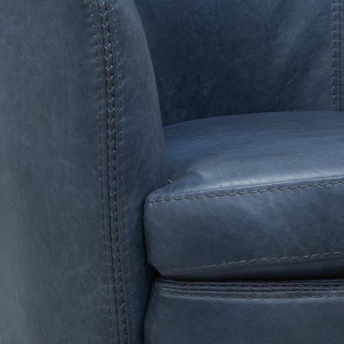 BAROLO - VINTAGE NAVY SWIVEL CLUB CHAIR