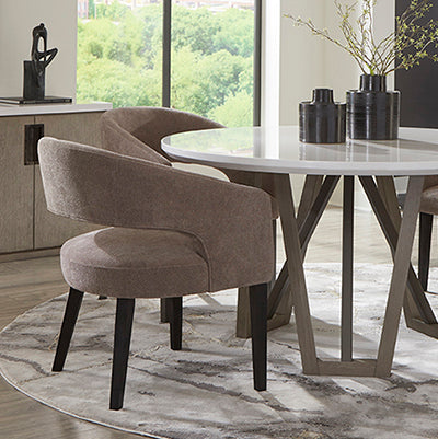 PURE MODERN DINING BARREL CHAIR (2/CRTN - SOLD IN PAIRS)