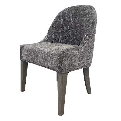 PURE MODERN DINING UPHOLSTERED ARMLESS SIDE CHAIR
